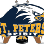 St. Peters Spirit 2018 hockey pin.