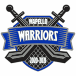 Wapello Warriors trading pin.