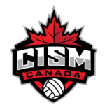 CISM Canada volleyball pin.